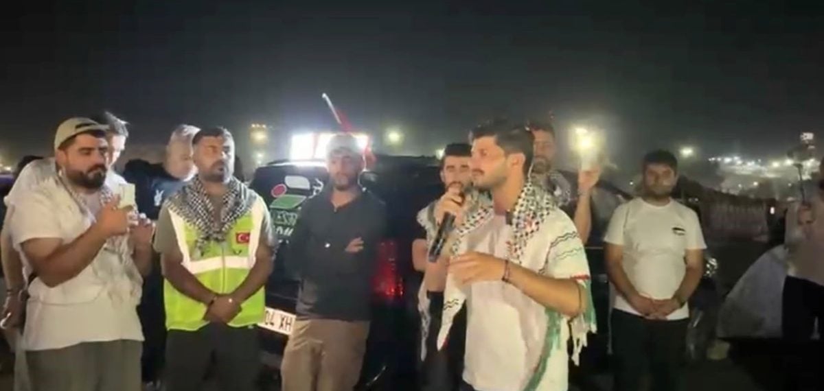 Filistin konvoyu İbrahim Halil Sınır Kapısı’nda 4 gündür bekletiliyor