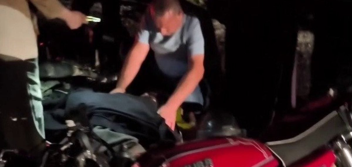 Güzelyayla Geçidi’nde iki motosiklet çarpıştı, 3 genç yaralandı