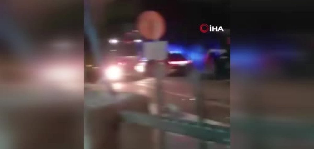 Hastane bahçesindeki konteynırda taş ve demir fırlatan yabancı uyruklu gözaltına alındı