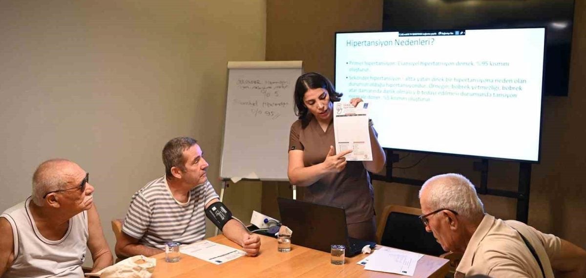 İkinci Bahar Merkezi’nde tansiyon etkinliği düzenlendi, haftalık takip başlatıldı
