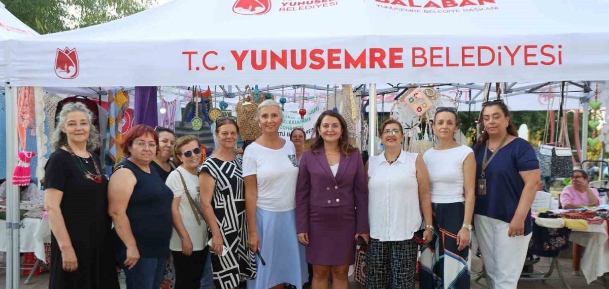 Kadın El Emeği Gece Pazarı Kaynak Mahallesi’nde üretici kadınları buluşturdu