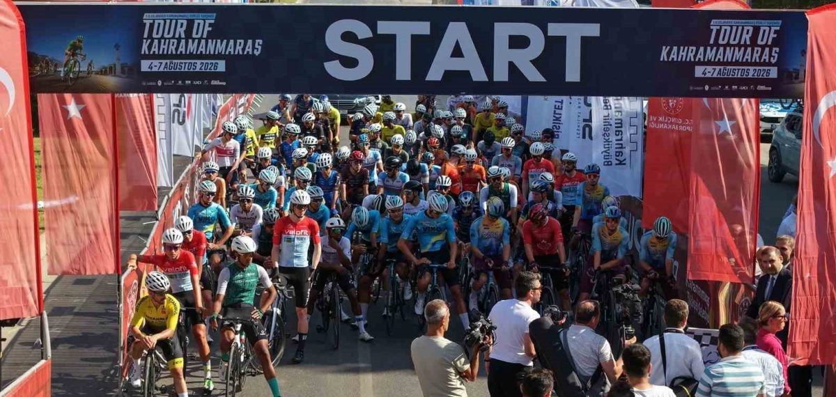 Kahramanmaraş’ta 31 ülkeden 175 sporcunun katıldığı Uluslararası Bisiklet Turnuvası başladı