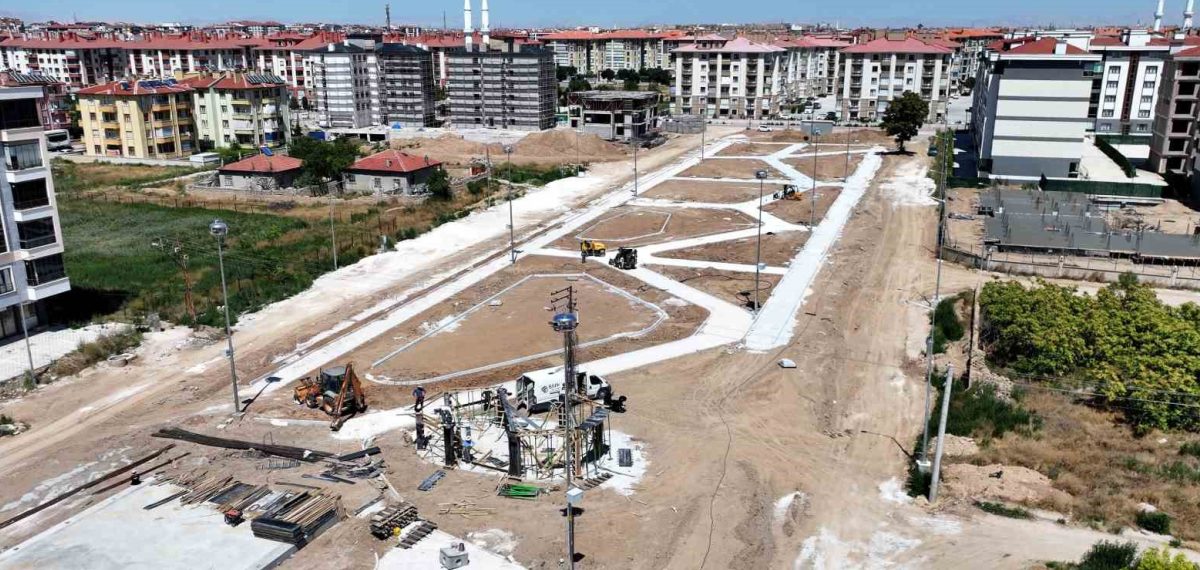 Karatay’da 45 bin m²’yi aşan dört yeni yeşil kuşak park yapılıyor