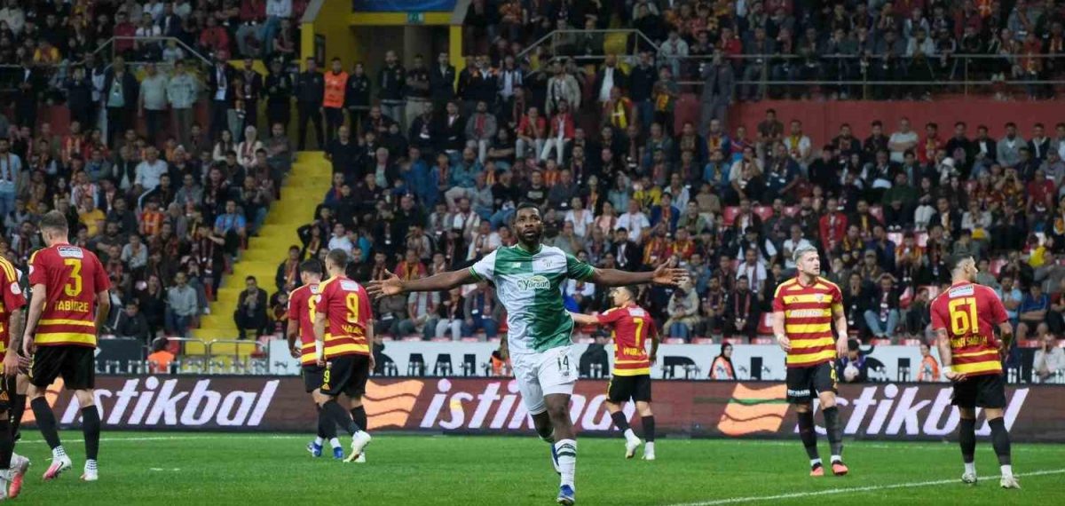 Kayserispor sahasında Bursaspor’a 2-1 mağlup oldu