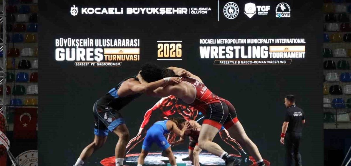 Kocaeli’de 24 ülkeden 433 sporcunun yarıştığı güreş turnuvasında Türkiye 27 madalya kazandı