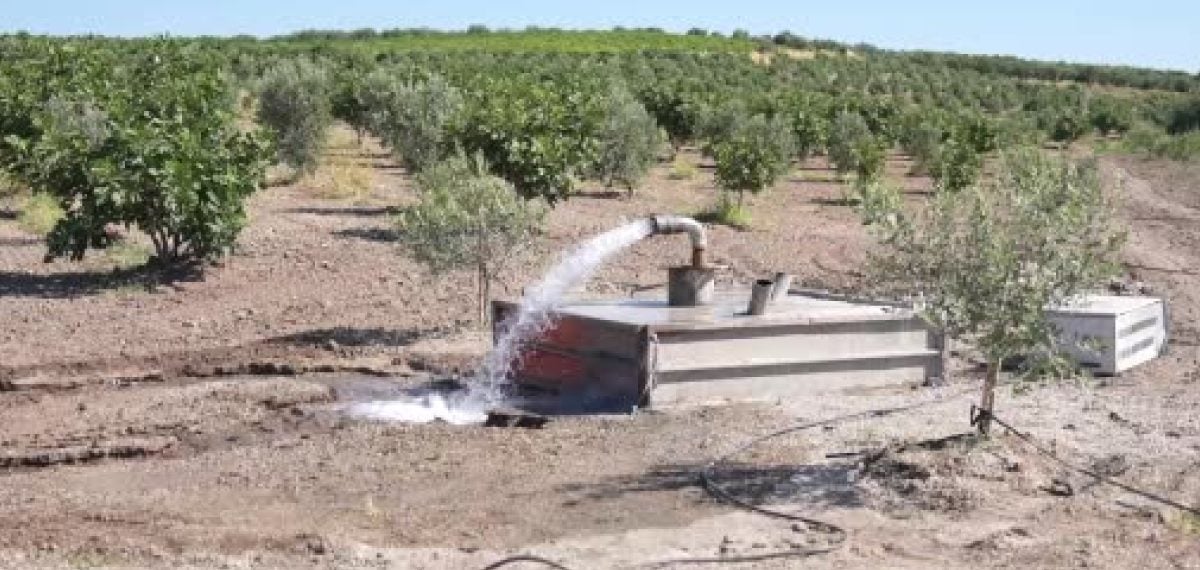 Koldere’de tamamlanan sondaj 2 bin 500 dönümlük arazinin sulanmasını sağlayacak