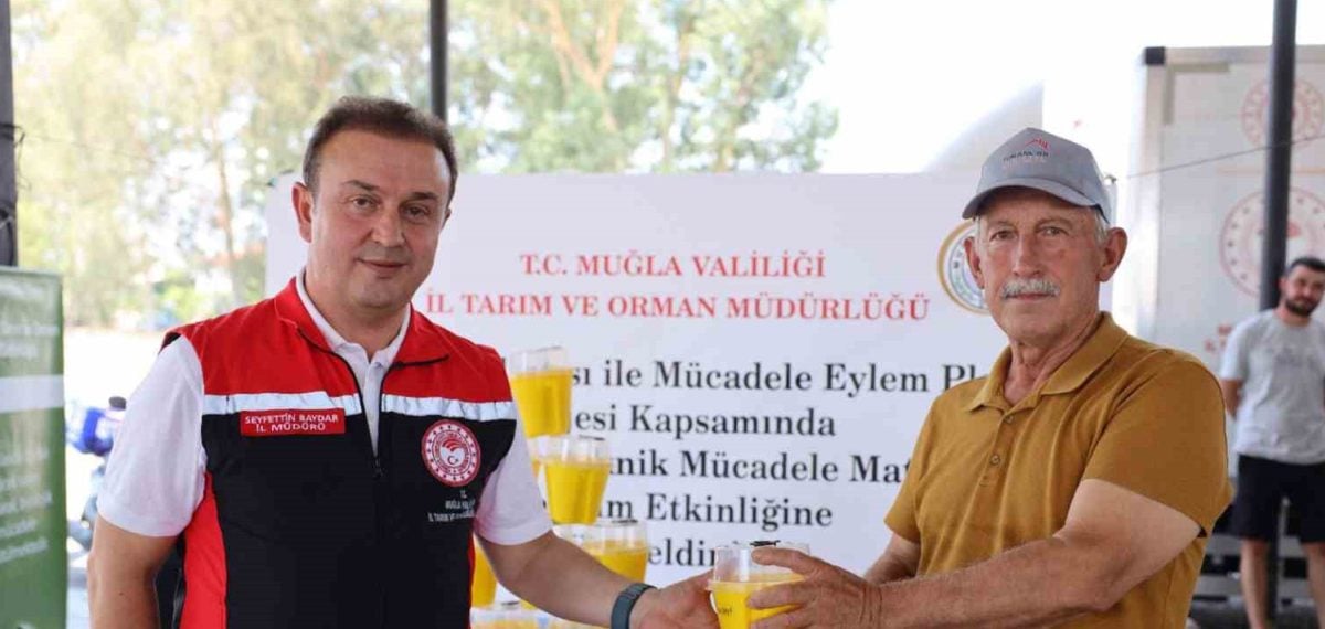 Köyceğiz’de 8 bin biyoteknik tuzak dağıtıldı, üreticilere teknik eğitim verildi