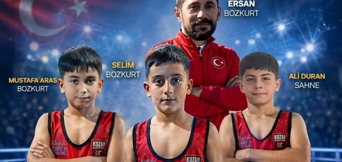 Kozanlı üç genç güreşçi U11 Milli Takım kampına davet edildi