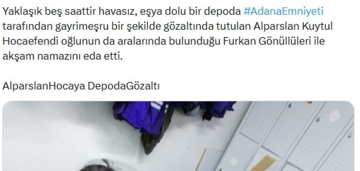 Kuytul’un namaz paylaşımı yeniden tartışma yarattı, fotoğrafta selfie iddiası