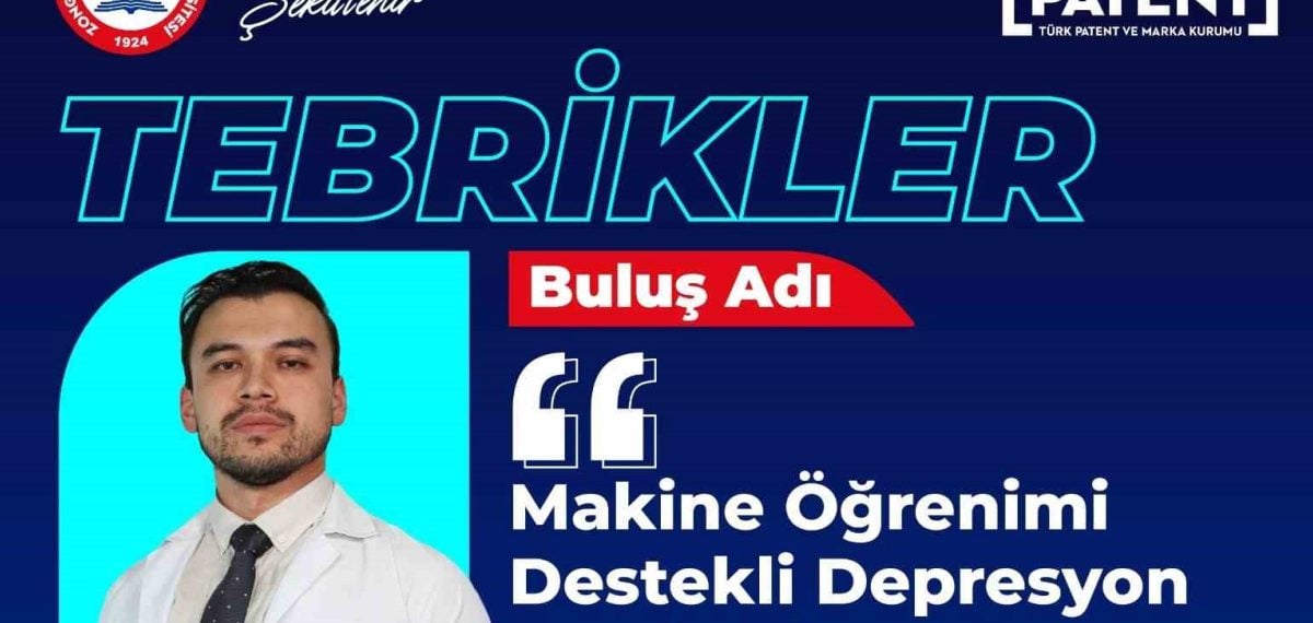 Makine öğrenmeli gözlükle depresyon tespiti BEÜ’lü akademisyenin faydalı modeli olarak tescillendi