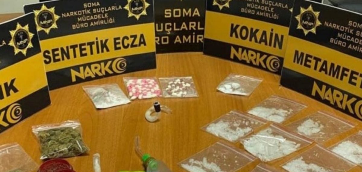 Manisa’da operasyonlarda binlerce sentetik ecza ve uyuşturucu ele geçirildi