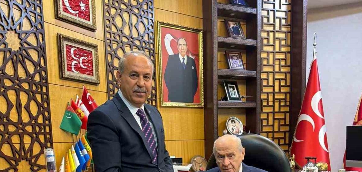 MHP Gaziantep İl Başkanı Bahçeli’yi ziyaret etti ve raporu sundu