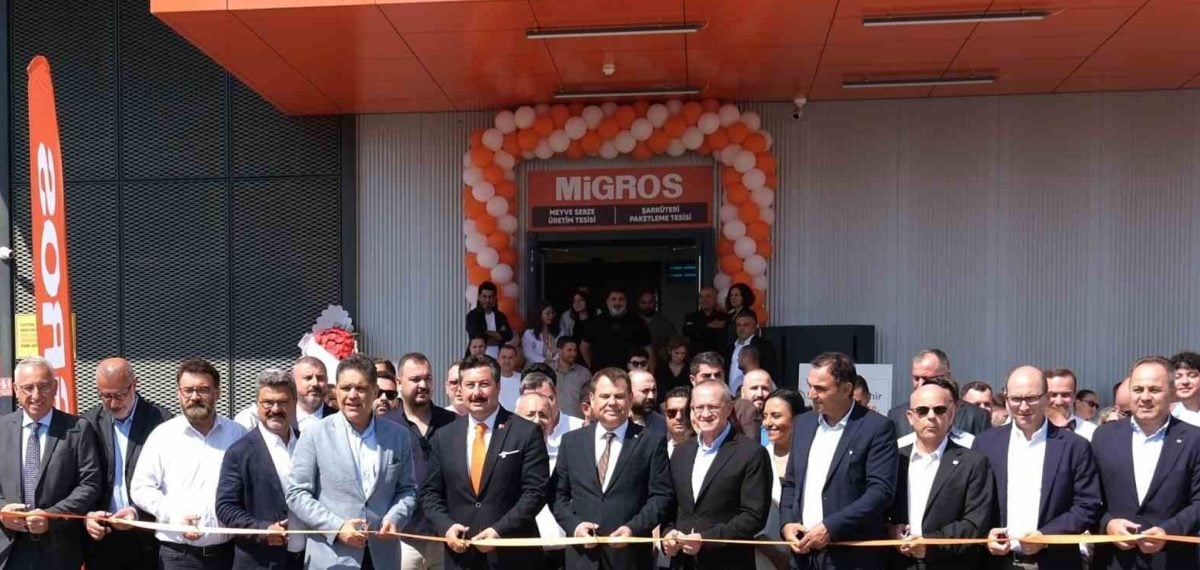 Migros’un Yenişehir tesisi açıldı 200 bin ton yıllık işleme kapasitesiyle hizmette
