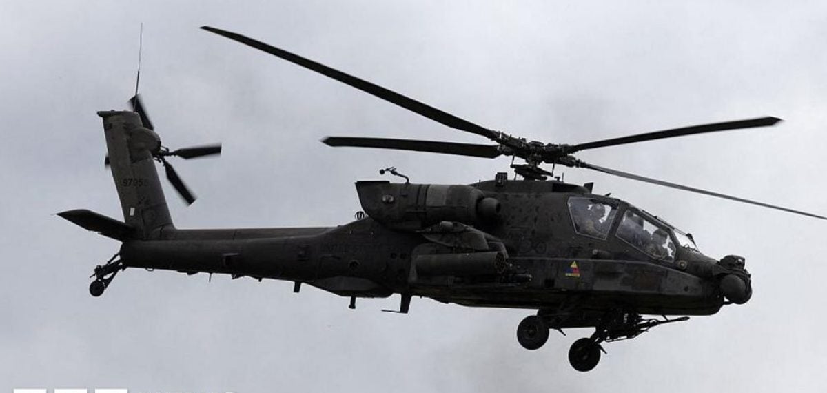 Military Apache helicopter crashes near Salado, two crew members confirmed dead