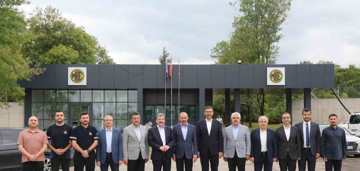 MKE’nin Samsun Üretim Tesisi’ni heyet gezdi, OSB yatırımları ele alındı