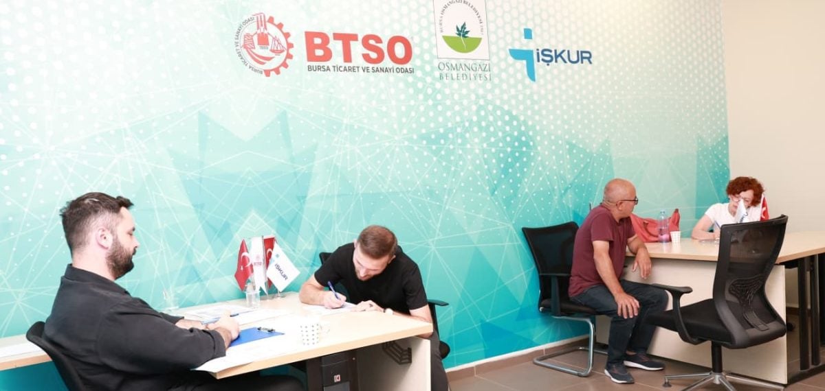 Osmangazi’de istihdam buluşması: 50 kişi Göliplik’te işe başladı