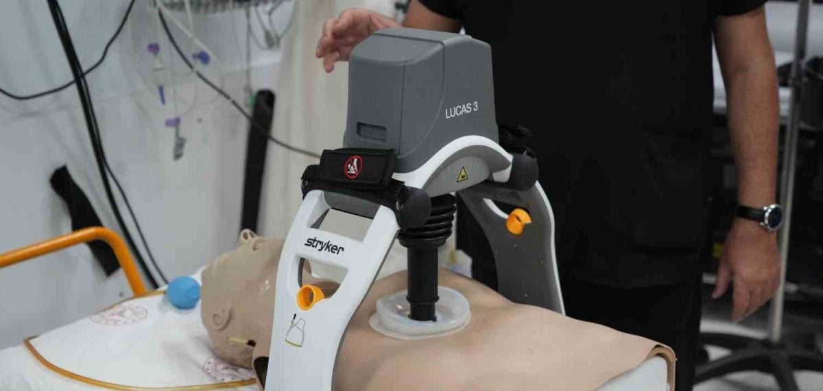 Otomatik CPR cihazı hizmete girdi, ekipler kritik müdahalelere odaklanabiliyor