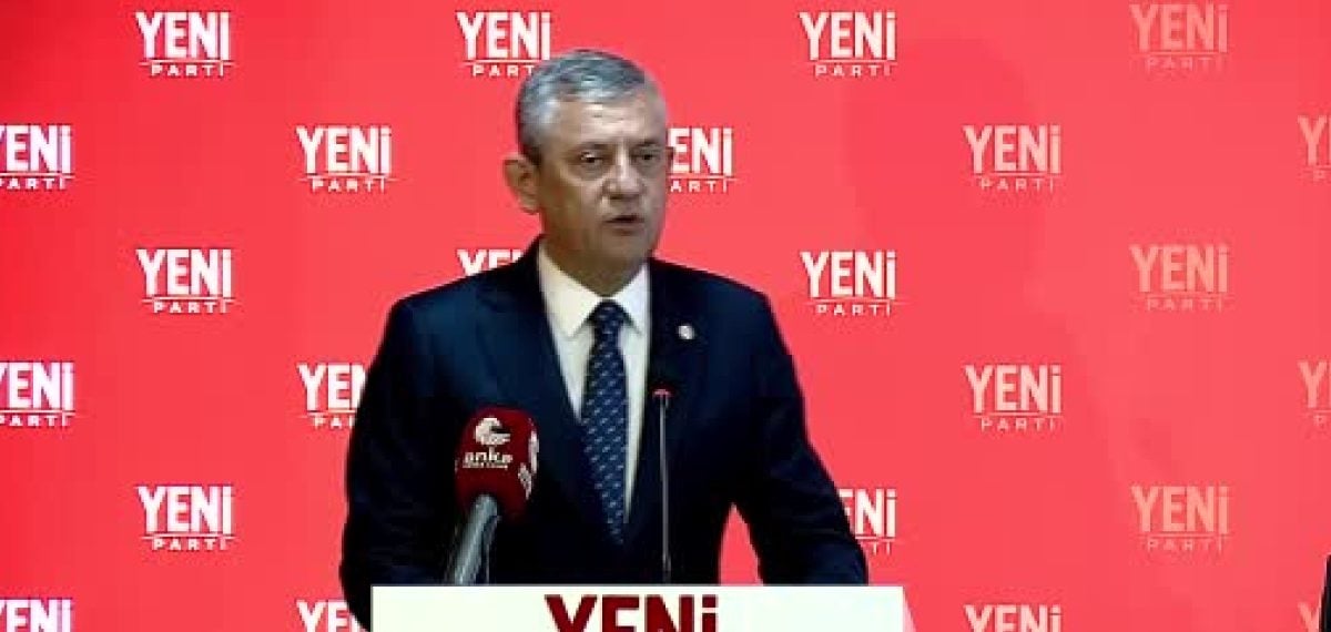 Özgür Özel: YENİ Parti’yi millet kurdu, 18 günde 600 binden fazla üye