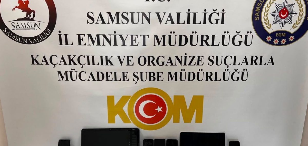 Samsun’da 263 SIM kart ele geçirildi, iki şüpheli için işlem başlatıldı