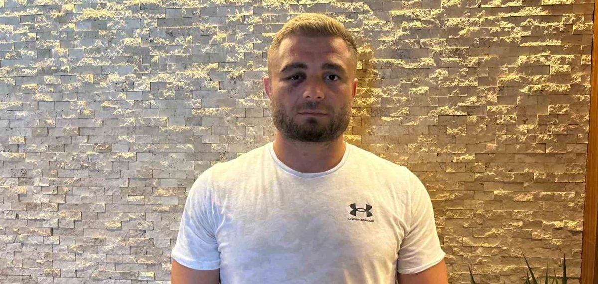 Samsun’da başpehlivan akaryakıt istasyonunda saldırıya uğradı, görüntüler kayda geçti