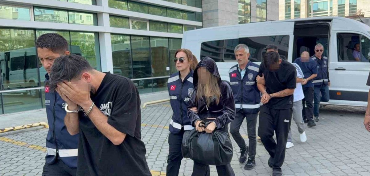 Samsun’da Özbekistan’dan getirilen kadınlarla fuhuş çetesine operasyon tutuklamalar