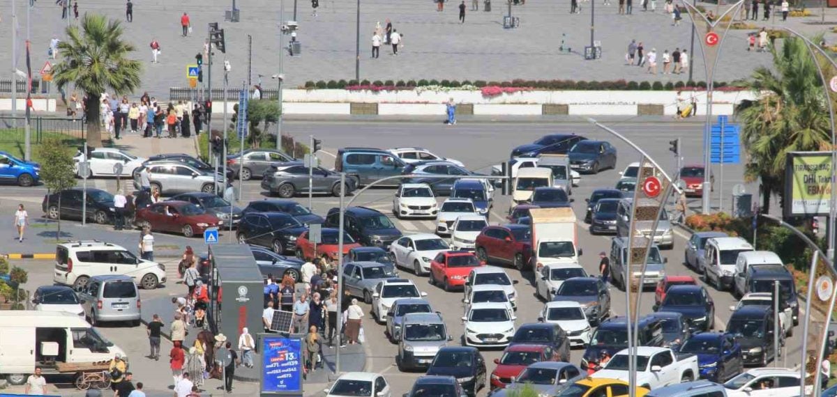 Samsun’da taşıt sayısı bir yılda 36 bin 586 artışla 555 bin 897’ye çıktı