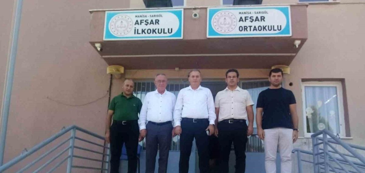 Sarıgöl’de ilçe milli eğitim heyeti iki okulu yerinde denetledi