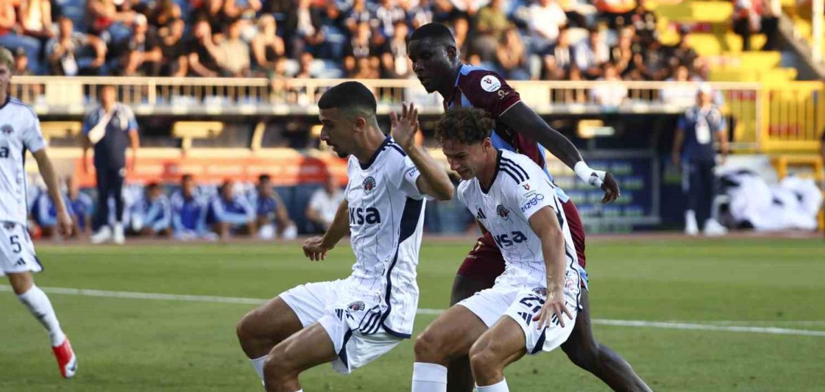 Saviolo’nun golüyle Trabzonspor, Kasımpaşa deplasmanında 1-0 öne geçti