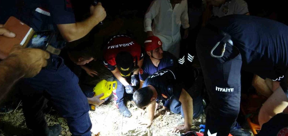 Side Antik Kenti’ndeki 6 metrelik kuyuya düşen çocuk itfaiye tarafından kurtarıldı