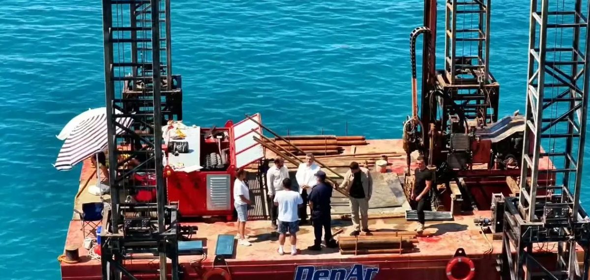 Sinop’ta kruvaziyer ve yat limanı projesinde sondaj çalışmaları incelendi