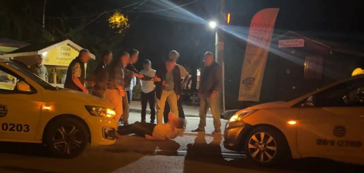 Taksiyi gasp ettiği iddia edilen kişi aracı geri getirip kaçtı, yolcu darp edildi