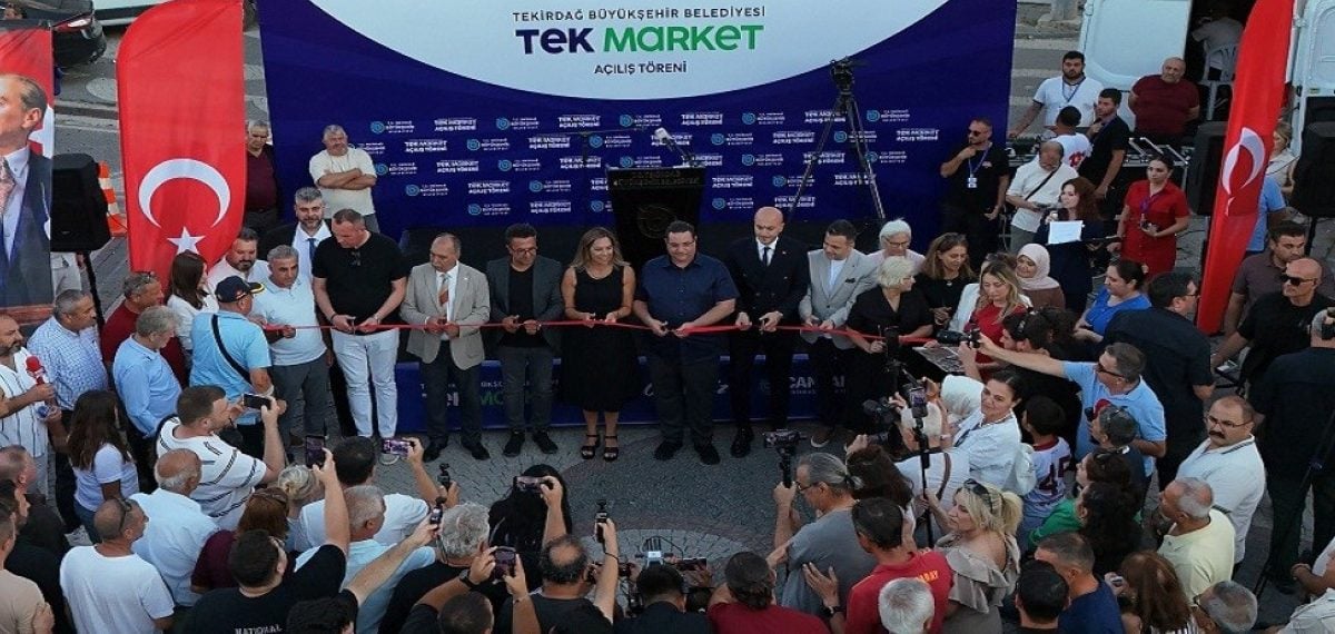 TEK Market Marmaraereğlisi şubesi açıldı, hedef 11 ilçede yaygınlaşma