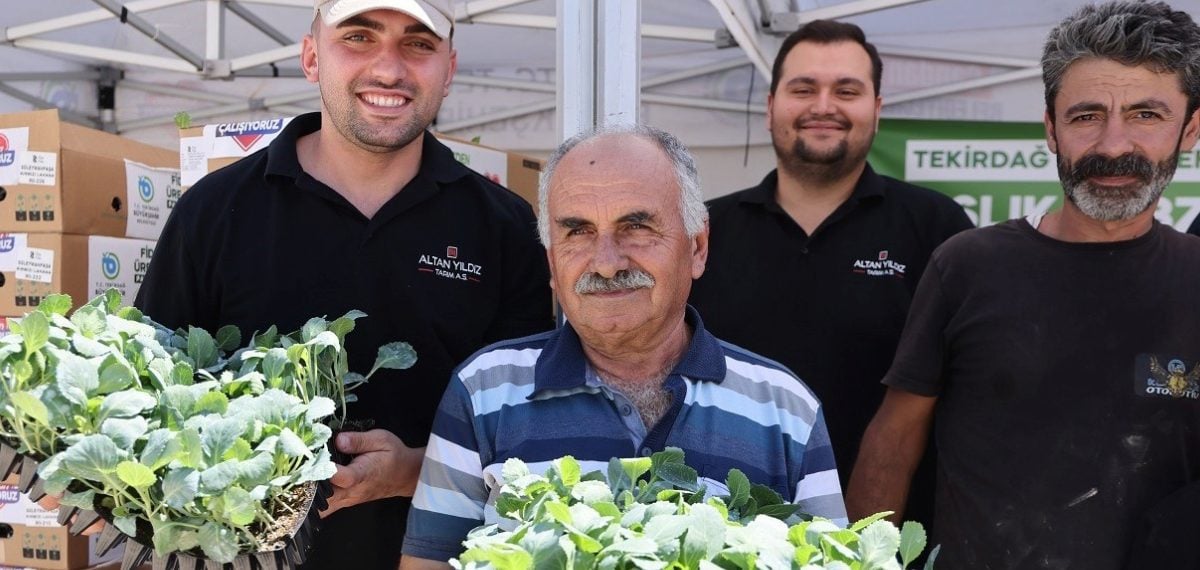 Tekirdağ’da 89 üreticiye 104 bin 208 kışlık sebze fidesi desteği
