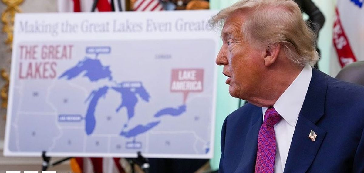 Trump orders Lake Ontario renamed Lake America on US maps