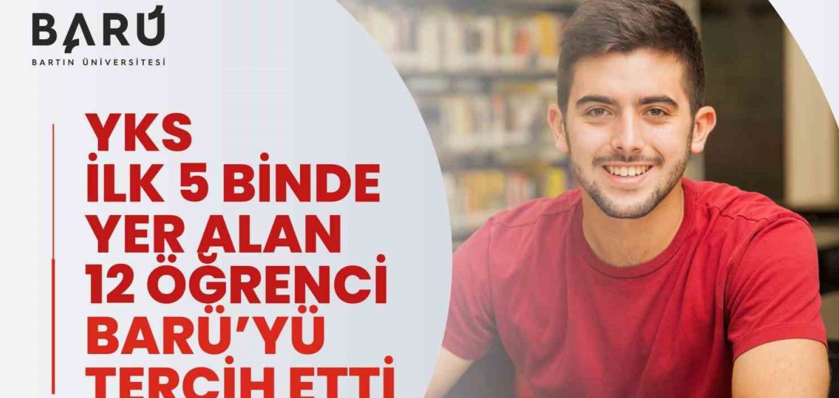 Türkiye ilk 5 binde yer alan 12 öğrenci Bartın Üniversitesi’ni tercih etti