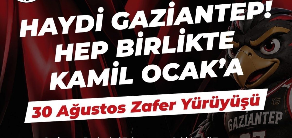 Umut Yılmaz taraftarı korteje çağırdı Gaziantep Basketbol-Mersin maçı öncesi destek yürüyüşü