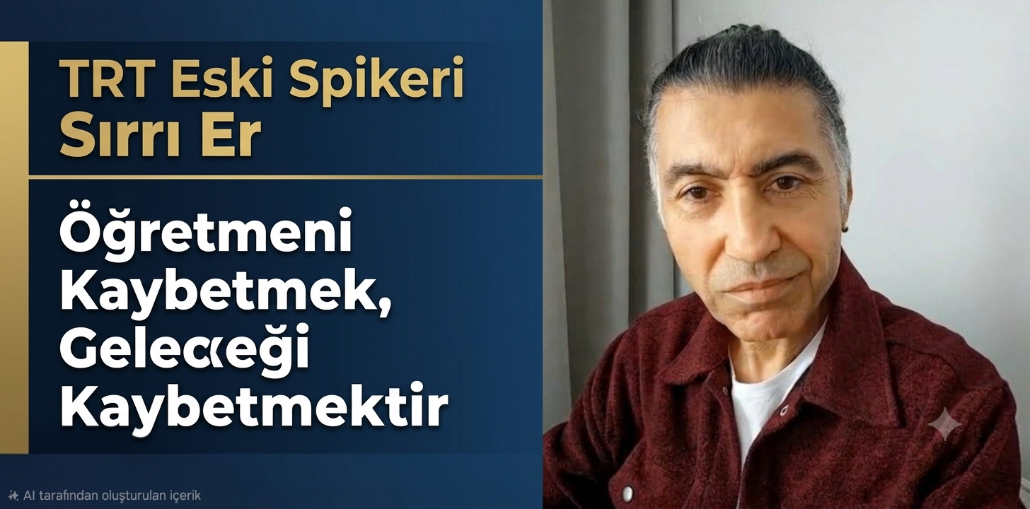 TRT Eski Spikeri Sırrı Er: Öğretmeni Kaybetmek, Geleceği Kaybetmektir
