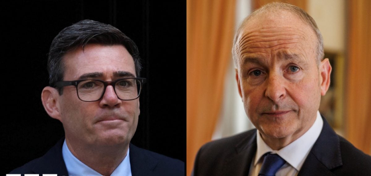 Andy Burnham hosts Taoiseach Micheál Martin in Manchester to bolster UK–Ireland ties