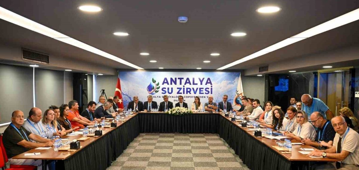 Antalya Su Diyaloğu başladı: Su verimliliği ve ortak eylem çağrısı
