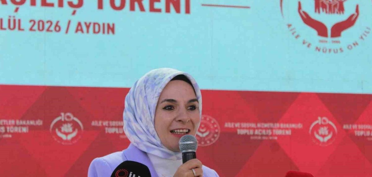 Aydın’da dört sosyal hizmet merkezi açıldı, 20,4 milyar liralık destek açıklandı