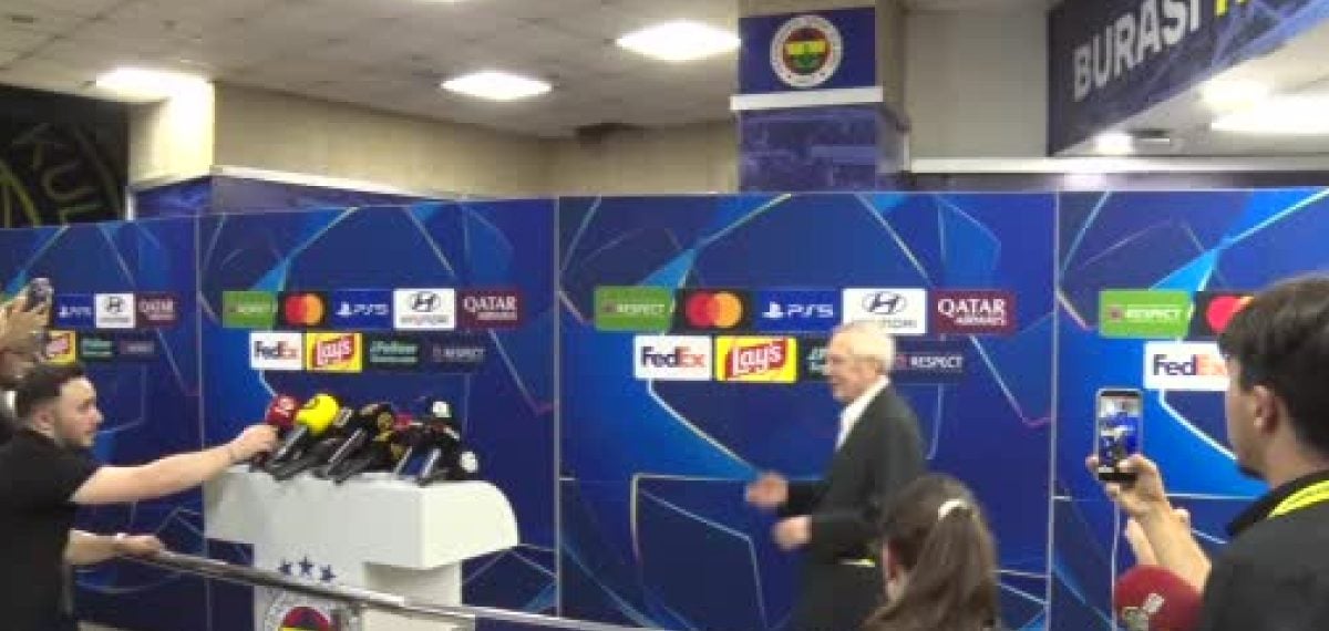 Aziz Yıldırım: İsmail Kartal görevinin başındadır, tribünden şişe atıldı