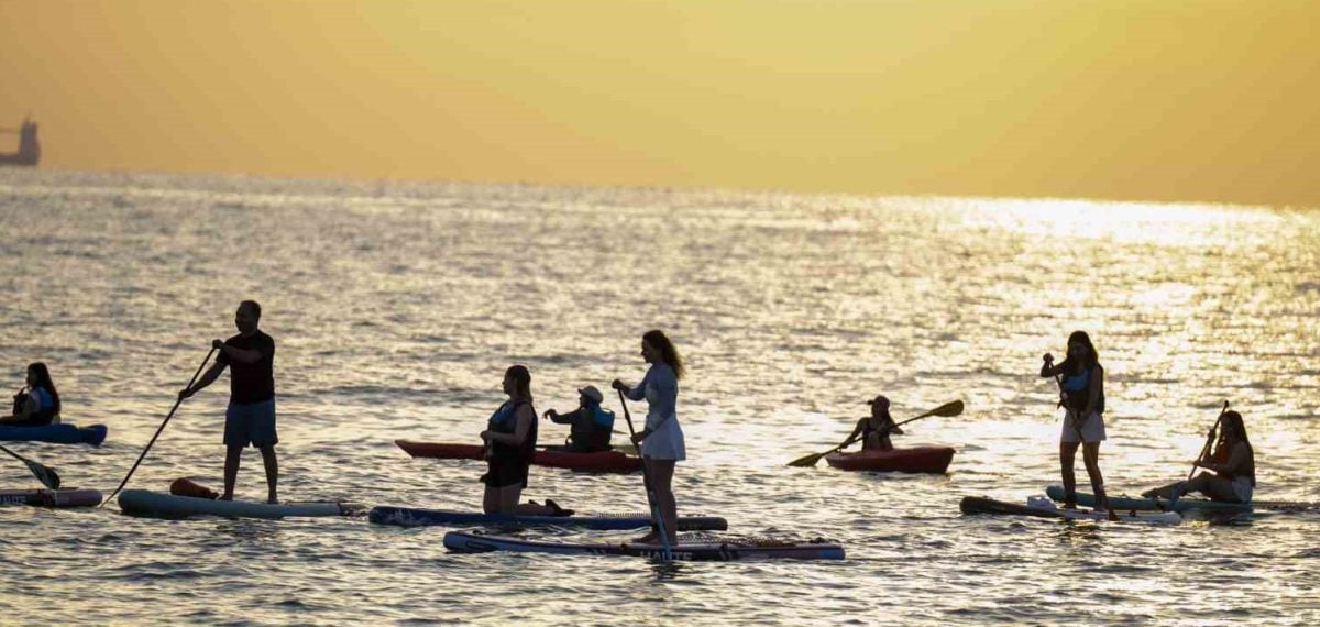 Babil Su Sporları’nda kano ve SUP ile sabah sporu Mersinlileri buluşturdu