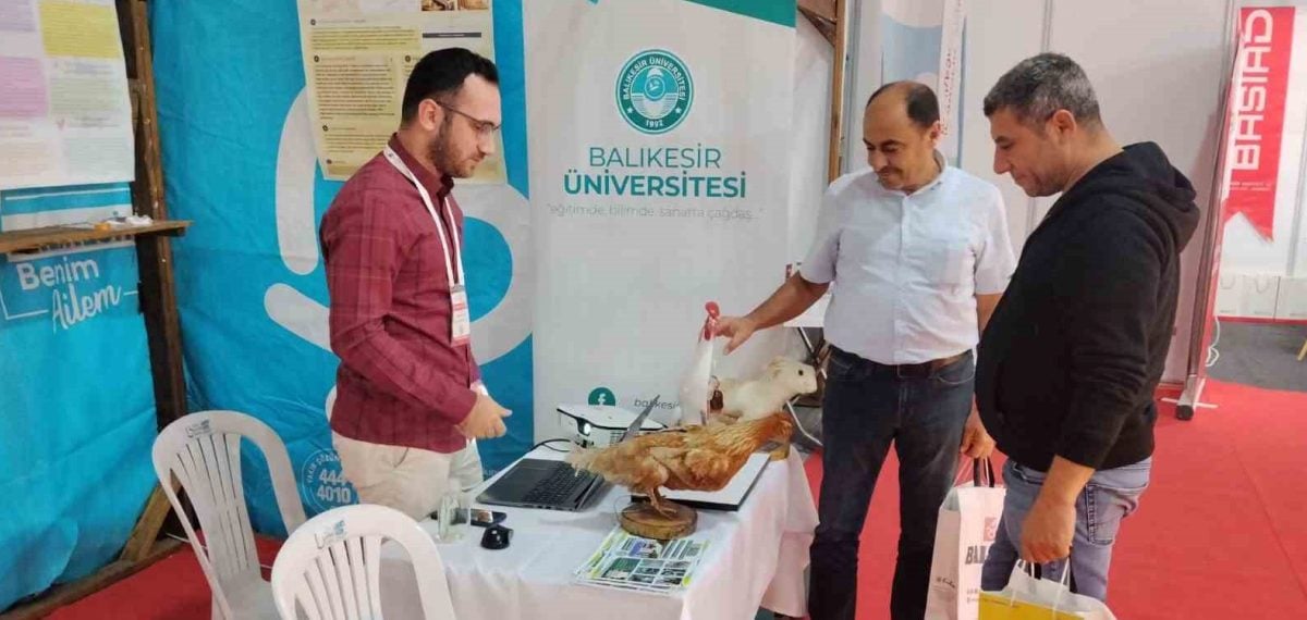 Balıkesir Üniversitesi fuarda veterinerlik ve tarım çalışmalarını tanıttı