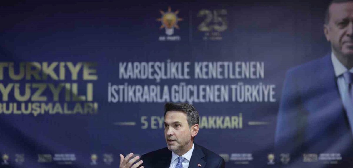 Bayraktar: Terörsüz Bölge projesiyle Hakkari ekonomisi ve istihdam güçlenecek