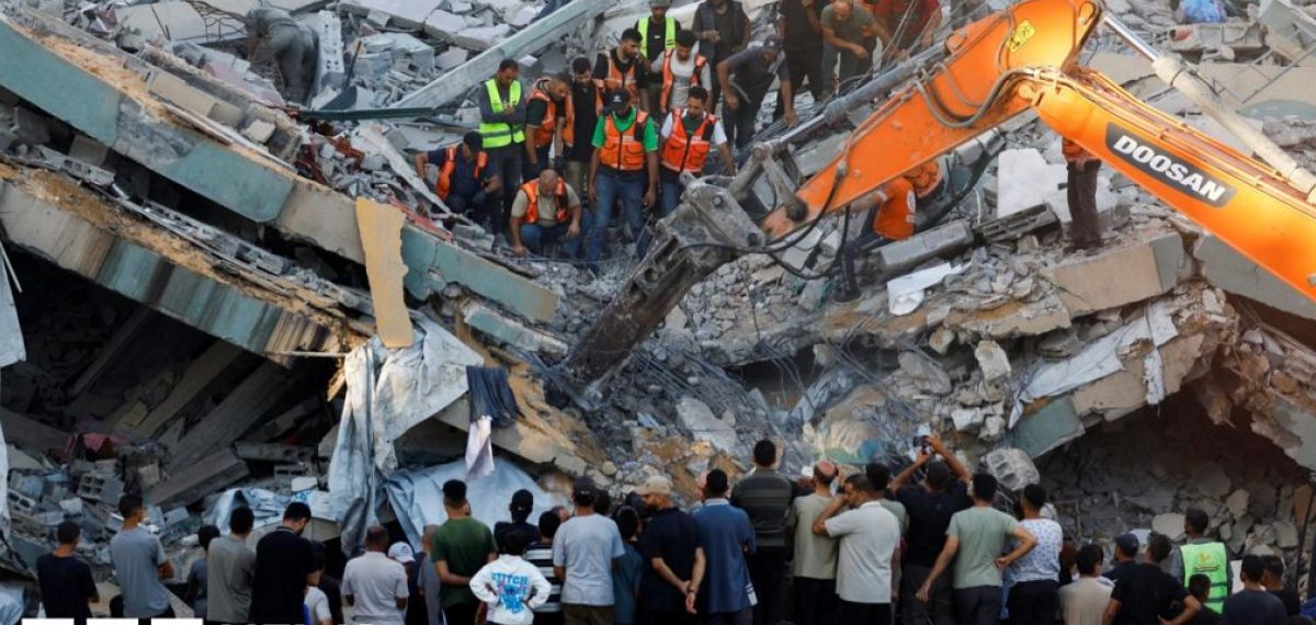 Building collapse in Gaza City kills at least 12 amid restricted rescue access