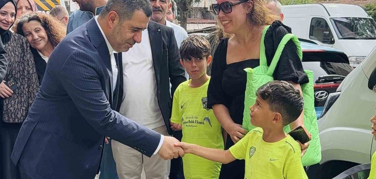 Bünyamin Bozgeyik Beykoz’da saha ziyaretleri ve halı saha müjdesi