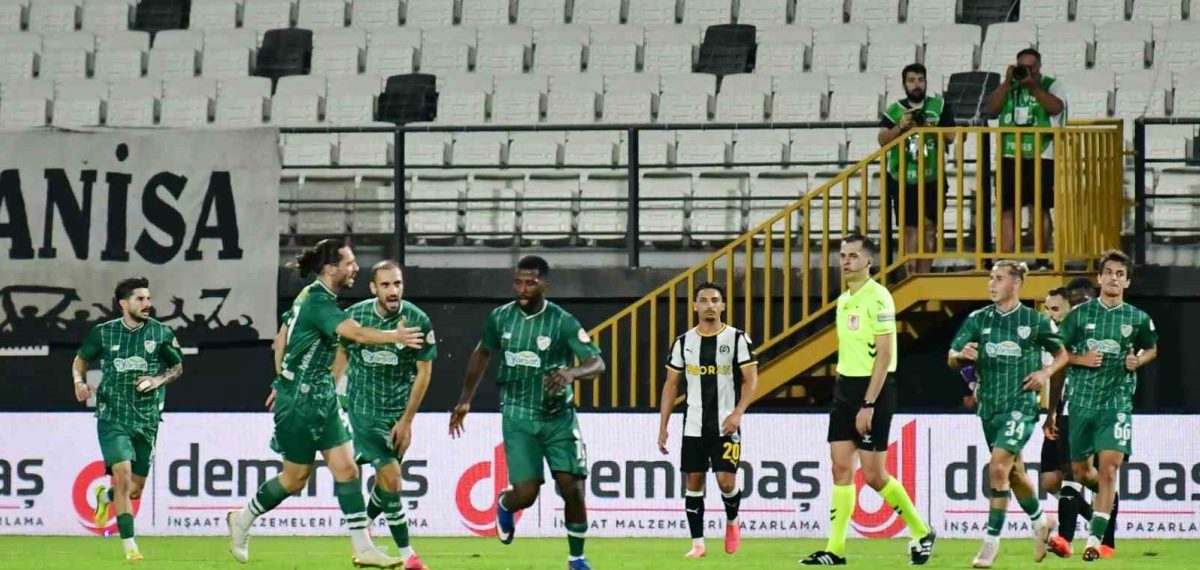 Bursaspor, Manisa deplasmanında 2-1 kazandı; Iheanacho öne geçti