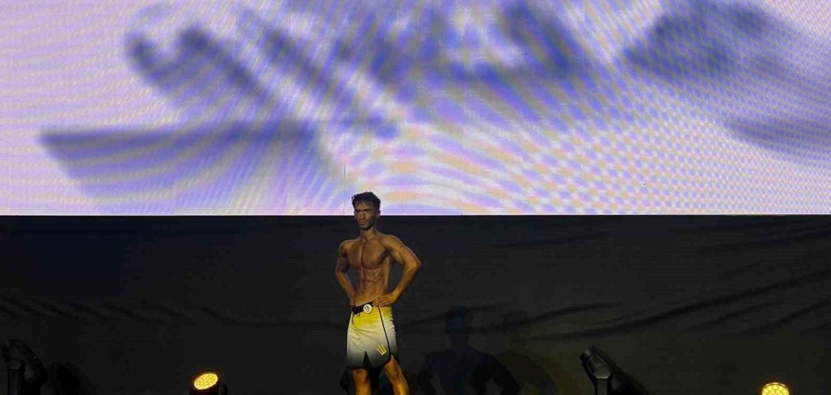 Cizreli 18 yaşındaki Muhammed Çeter İzmir Expo Jr Cup’ta Men’s Physique’te 5’inci oldu