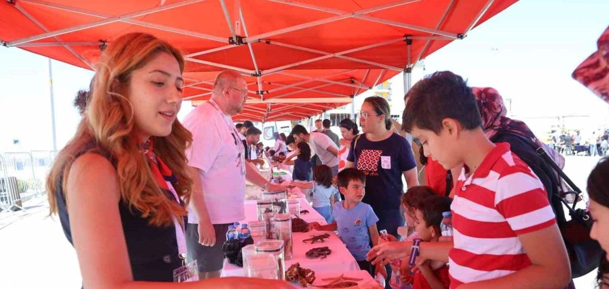 Çocuklar Teknopark’ta Sürüngenlerden Köpek Balıklarına Kadar Canlılarla Tanıştı