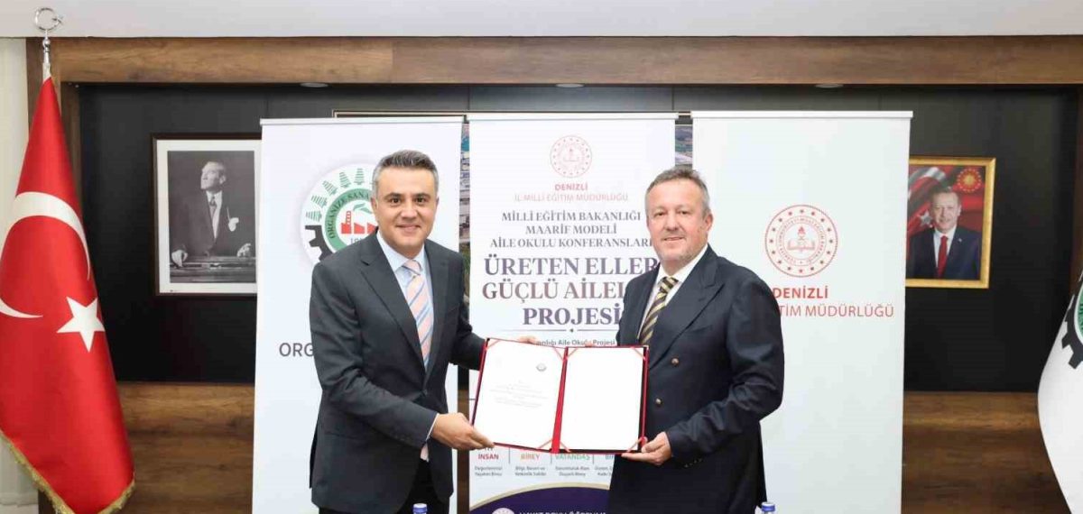 Denizli OSB ile İl Millî Eğitim Müdürlüğü arasında ‘Üreten Eller Güçlü Aileler’ protokolü imzalandı